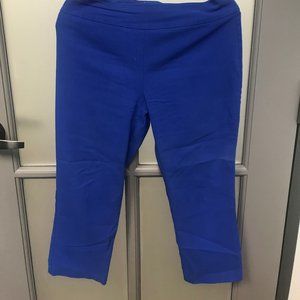 Attyre New York Royal Blue Capris